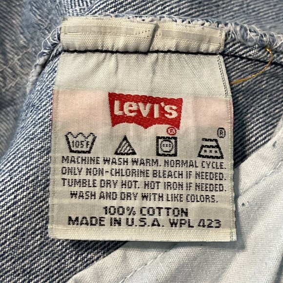 Men's VTG Levis 501 Original Fit Denim Jeans 38x30 Blue USA Made Button Fly 90s - Picture 11 of 12